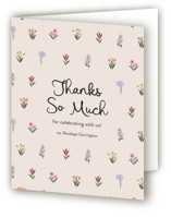 Wildflower Bloom Bridal Shower Thank You Cards