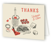 That's Amore Bridal Shower Thank You Cards