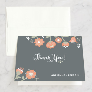 Garden Whimsy Bridal Shower Thank You Cards