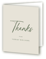 Modern Script Bridal Shower Thank You Cards