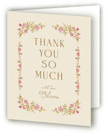In The Garden Bridal Shower Thank You Cards