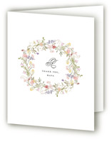 floral frame Bridal Shower Thank You Cards