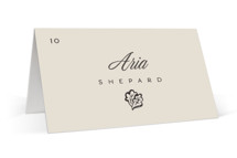 Watercolor Place Cards - Vegetarian