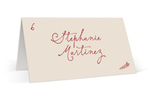Handwritten chic Place Cards - Vegetarian