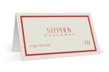 Classic Love Place Cards - Vegetarian