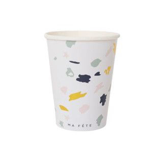 Terrazzo Paper Cups (8) Party Cups