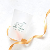 Take A Drink Dachshund Frosted Plastic Cup, set of 50 Party Cups