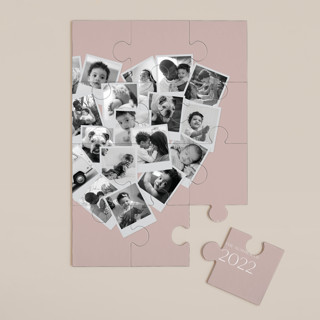 Collage Heart 12-Piece Custom Puzzle
