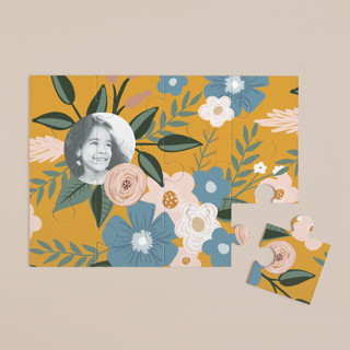 Vintage Floral 12-Piece Custom Puzzle