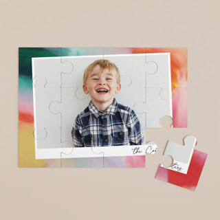 Color Burst 12-Piece Custom Puzzle