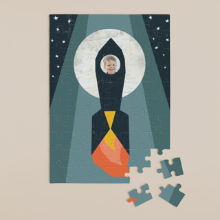 Rocket to the Moon 60-Piece Custom Puzzle