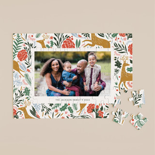 Holiday Forest Photo 60-Piece Custom Puzzle