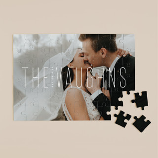 newlywed 60-Piece Custom Puzzle