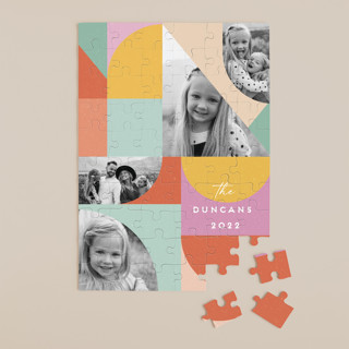 Geo Pastels 60-Piece Custom Puzzle