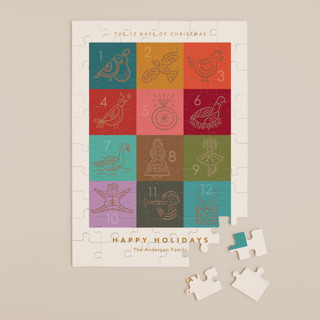 12 days of christmas 60-Piece Custom Puzzle
