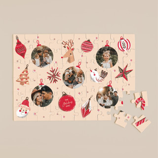Retro Ornaments 60-Piece Custom Puzzle