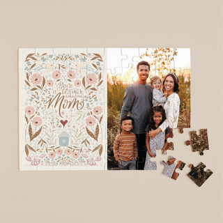 Sunrise Bloom Garden 60-Piece Custom Puzzle
