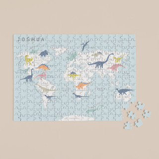Dino World 252-Piece Custom Puzzle