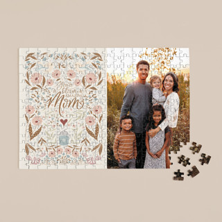 Sunrise Bloom Garden 252-Piece Custom Puzzle