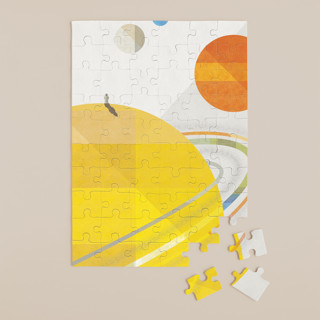 Space Voyage 60-Piece Art Puzzle