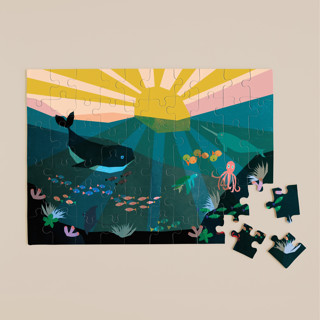 Underwater Sunset 60-Piece Art Puzzle