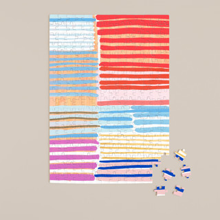 Peach Party Two 252-Piece Art Puzzle