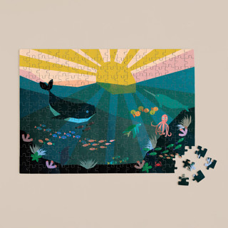 Underwater Sunset 252-Piece Art Puzzle