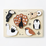 Wee Gallery Wooden Tray Puzzle - Birds Puzzles