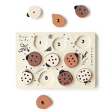 Wee Gallery Wooden Tray Puzzle - Count to 10 Ladybugs Puzzles