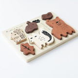 Wee Gallery Wooden Tray Puzzle - Woodland Animals - 2nd Edition Puzzles