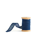 Navy Loose Weave Cotton