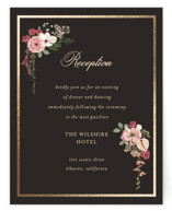 Flouriishing Foil-Pressed Reception Cards