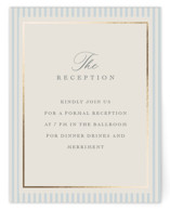 Foil-Pressed Reception Cards