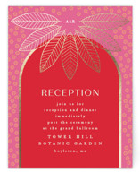 Indian garden Foil-Pressed Reception Cards
