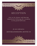 Arunima Foil-Pressed Reception Cards