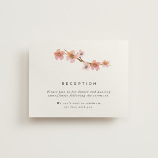 Love Blossom Foil-Pressed Reception Cards