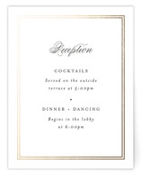 Timeless Together Foil-Pressed Reception Cards