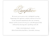Foil-Pressed Reception Cards