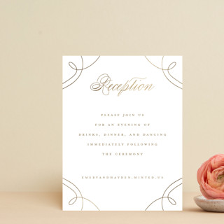 Loop Foil-Pressed Reception Cards
