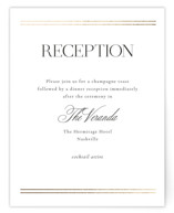 Fineline Foil-Pressed Reception Cards
