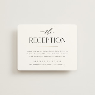 Overlay Foil-Pressed Reception Cards