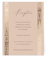 Cultured Element Foil-Pressed Reception Cards