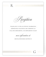 Foil-Pressed Reception Cards