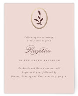 Foil-Pressed Reception Cards