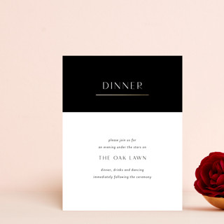 New Monogram Foil-Pressed Reception Cards