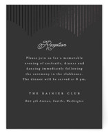 Interlocking Foil-Pressed Reception Cards