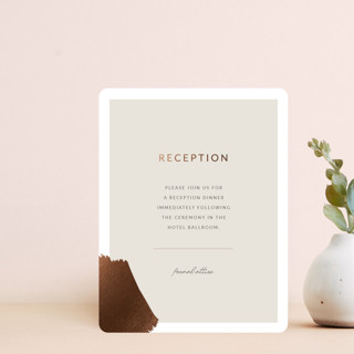 Little Brush Foil-Pressed Reception Cards