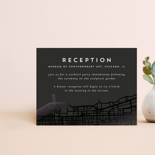 Chicago Foil-Pressed Reception Cards