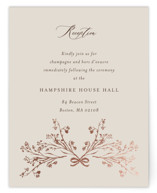 Foil-Pressed Reception Cards