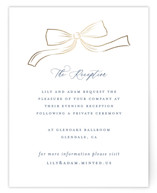 Swan Song Foil-Pressed Reception Cards